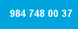 984 748 00 37 984 748 00 37